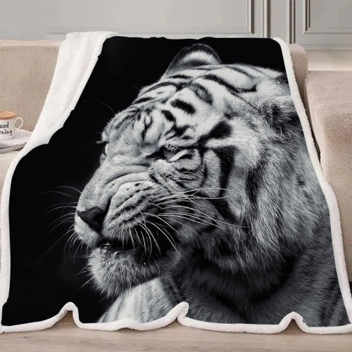 Tiger Head Blanket