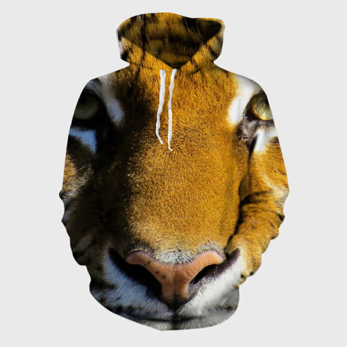 Tiger Face Hoodie