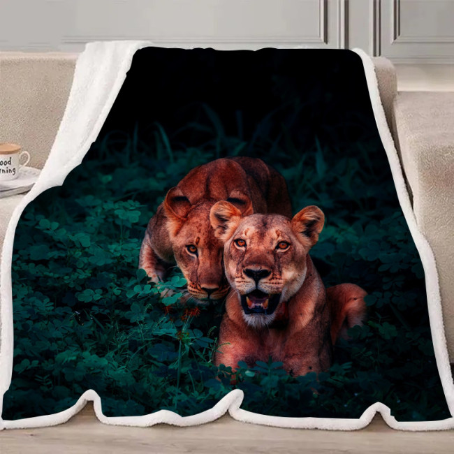 Lion Sisters Blanket