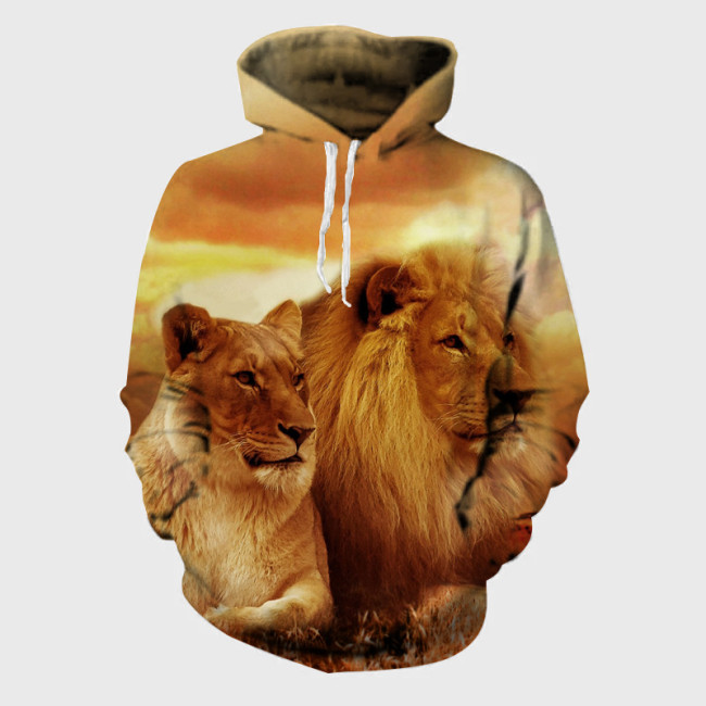 Lion King And Queen Hoodie