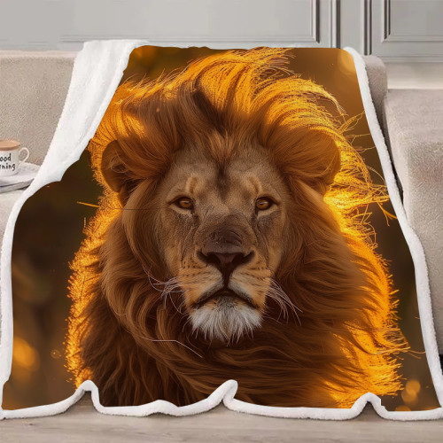 Lion Pattern Blanket