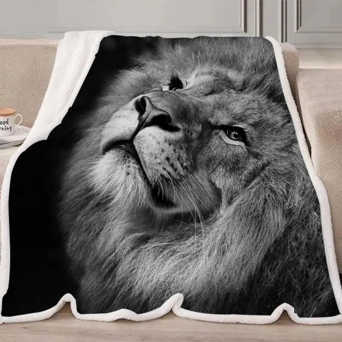 Lion Head Blanket