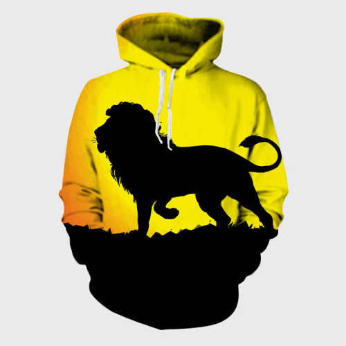 Abstract Lion Hoodie