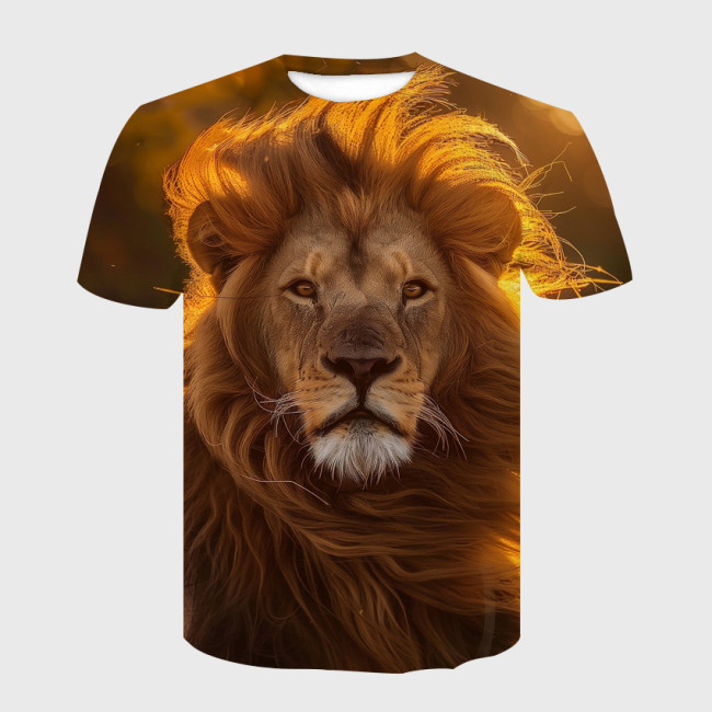 Lion Pattern T-Shirt