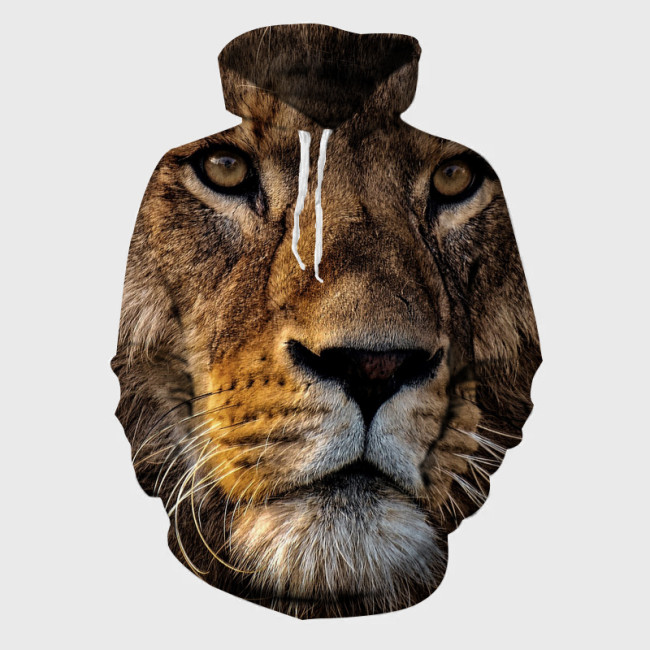 Lion Face Hoodie