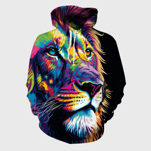 Colorful Lion Hoodie