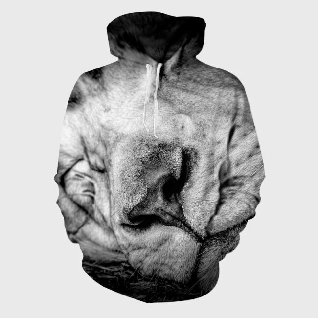 Sleeping Lion Hoodie