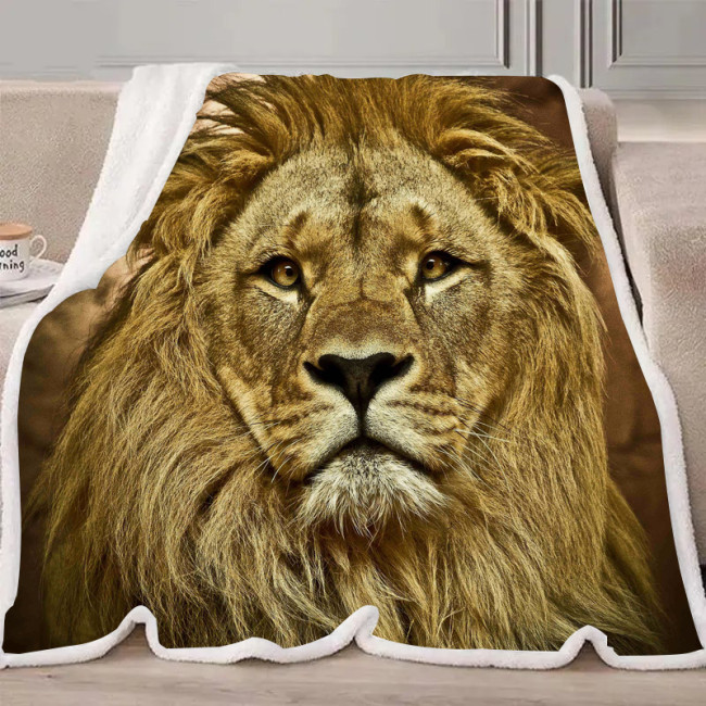 Animal Lion Blanket