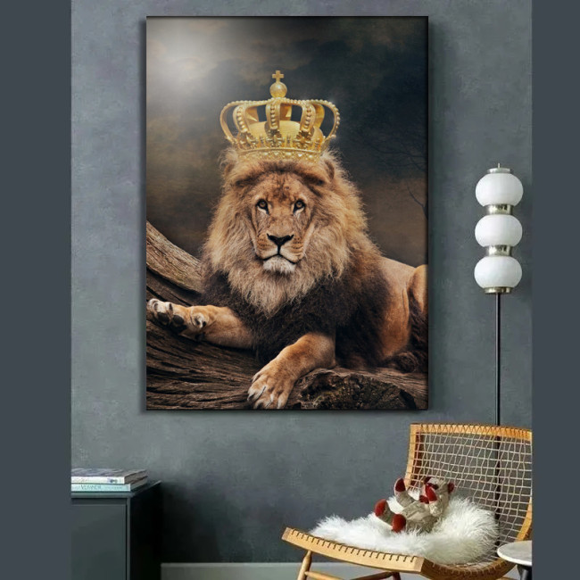 King Lion Painting Art