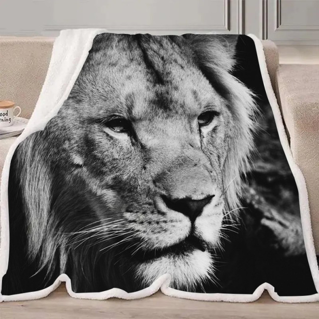 Africa Lion Blanket