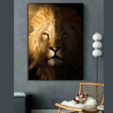 Yin Yang Lion Painting Art