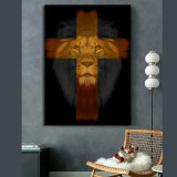 Jesus Lion Painting Art