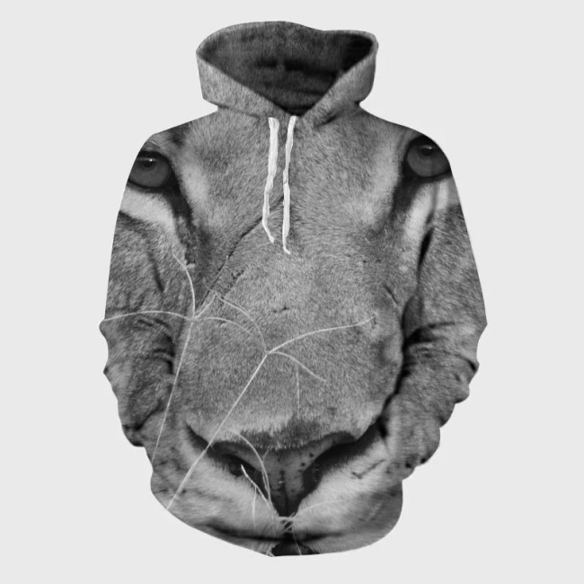 Lion Face Hoodie