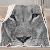 Lion Face Blanket