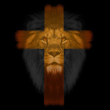 Jesus Lion Painting Art