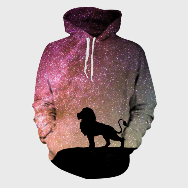 Lion Galaxy Hoodie