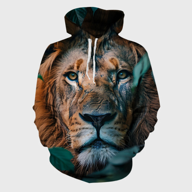 Lion Face Hoodie