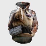 Yawning Lion Hoodie