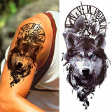 Realistic Wolf Tattoo