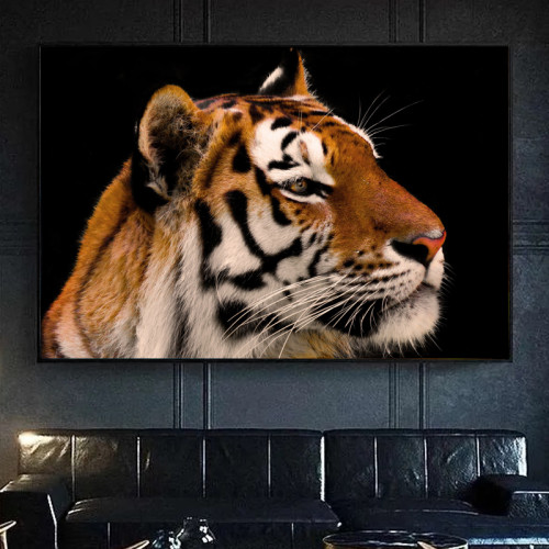 Tiger Head Painting Art