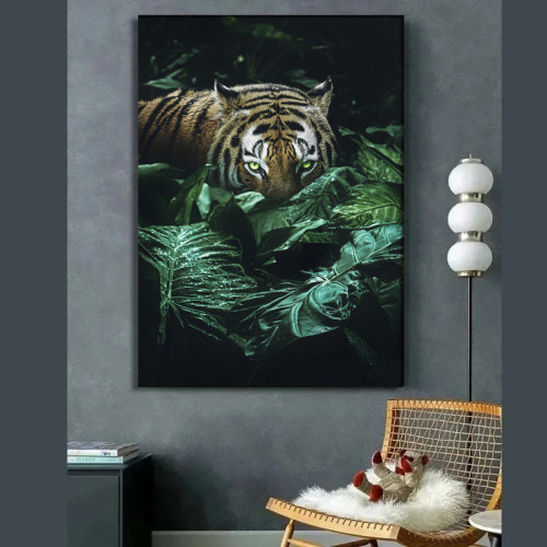 Jungle Tiger Painting Art