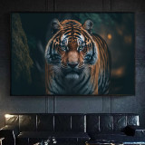 King Tiger Painting Art