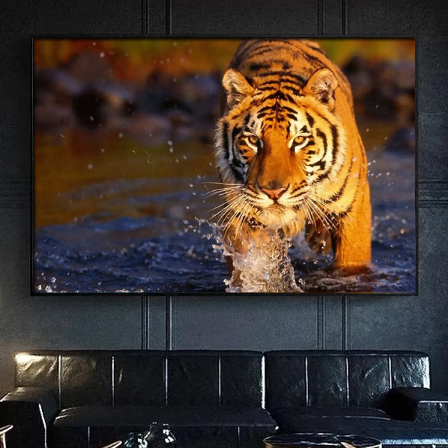 Wild Tiger Painting Art