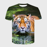 Swimming Tiger T-Shirt