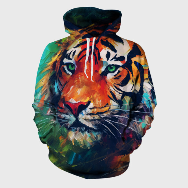 Tiger Painting Hoodie