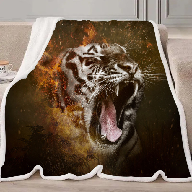 Roaring Tiger Blanket