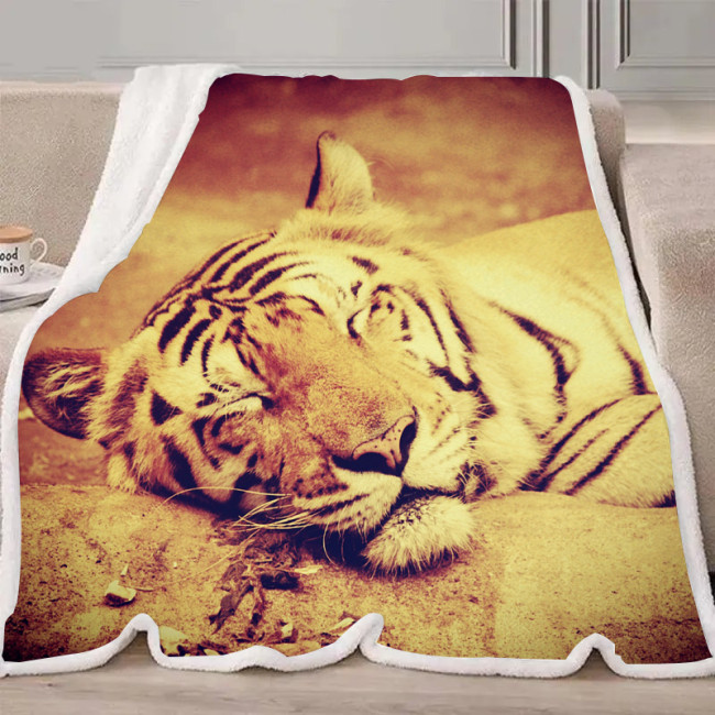 Sleeping Tiger Blanket