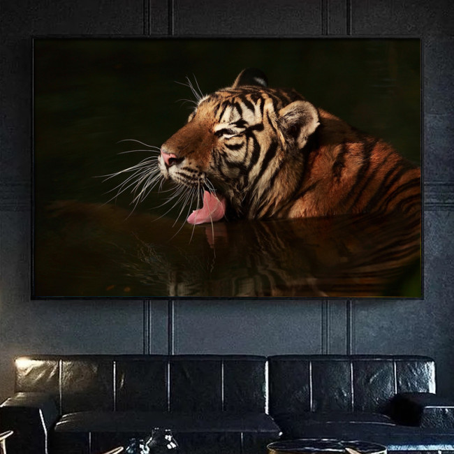 Animal Tiger Painting Art