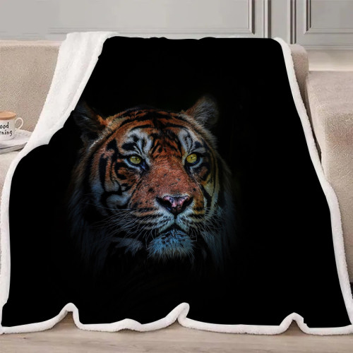 Tiger Head Blanket