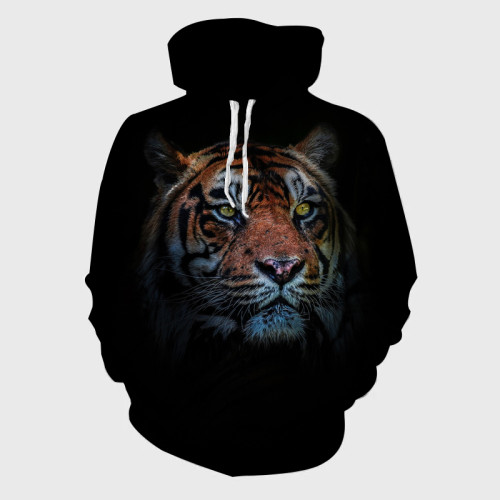 Tiger Head Hoodie