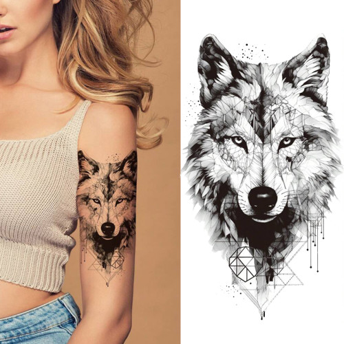 Wolf Tattoo For Women