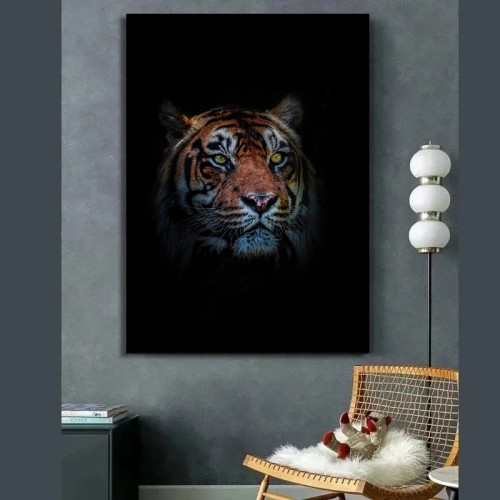 Tiger Head Painting Art