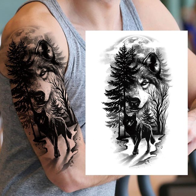 Lone Wolf Tattoo