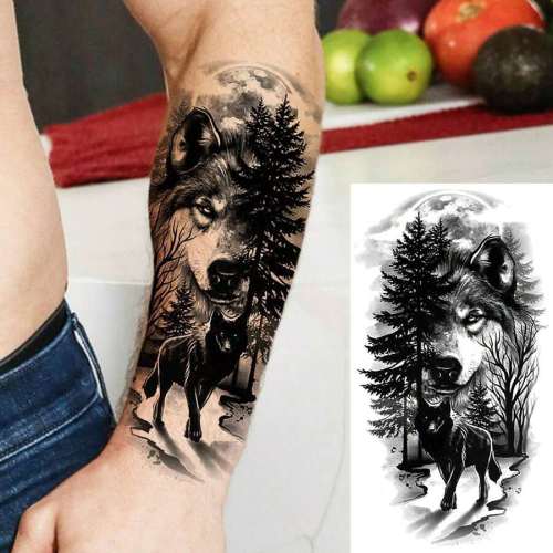 Lone Wolf Tattoo