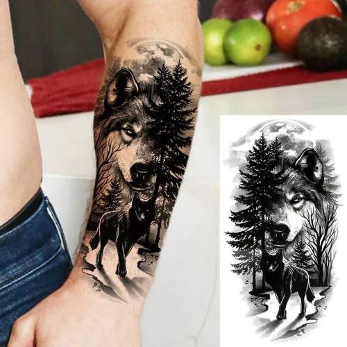 Lone Wolf Tattoo