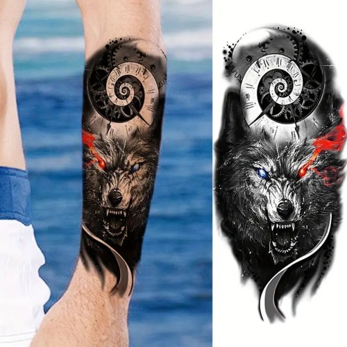 Tribal Wolf Tattoo