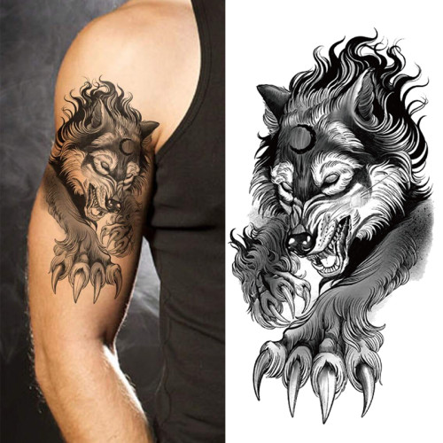 Fierce Wolf Tattoo