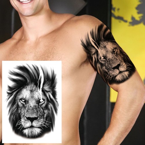 Lion Tattoo On Arm