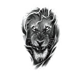 Lion Head Tattoo