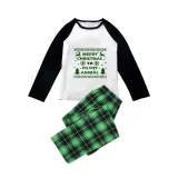 Merry Christmas Ya Filthy Animal Couple Reindeer Christmas Family Pajamas Green Pajamas Set