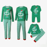 Stop Elf Around Christmas Family Pajamas Green Pajamas Set