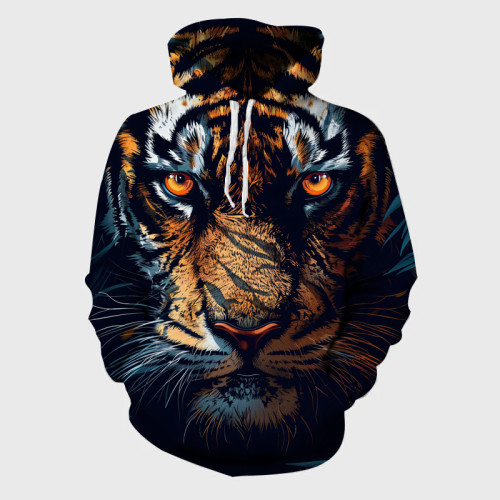 Tiger Head Hoodie
