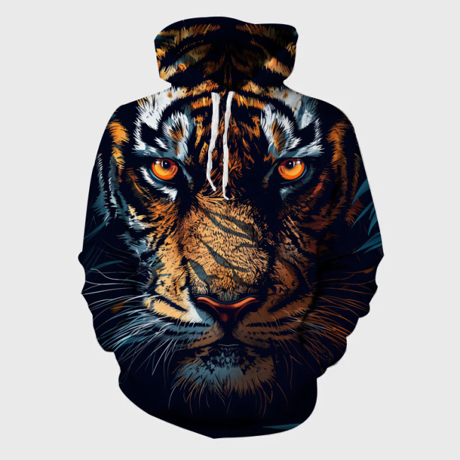 Tiger Head Hoodie