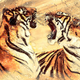 Tigers Painting Art