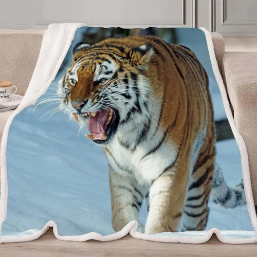 Tiger Print Blanket