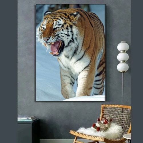 Tiger Print Painting Art